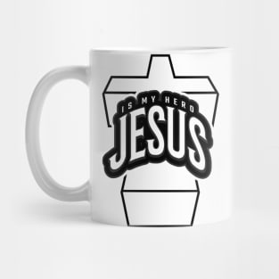 Jesus is my hero t-shirt Mug
